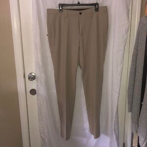 NWT Savane Techworks Men’s Straight Fit 34W 32L Comfort Waist in Aluminum